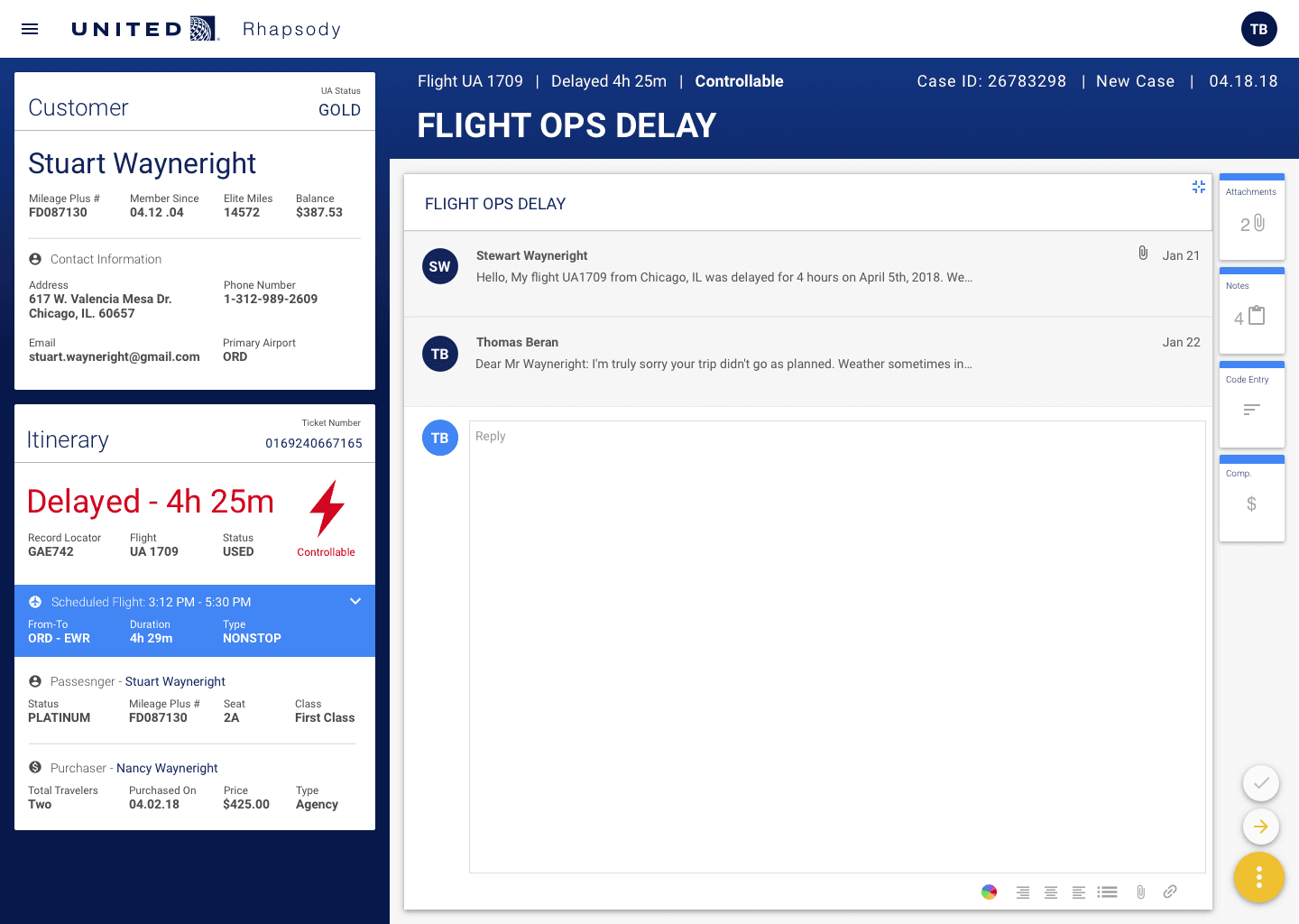 United Airlines Project