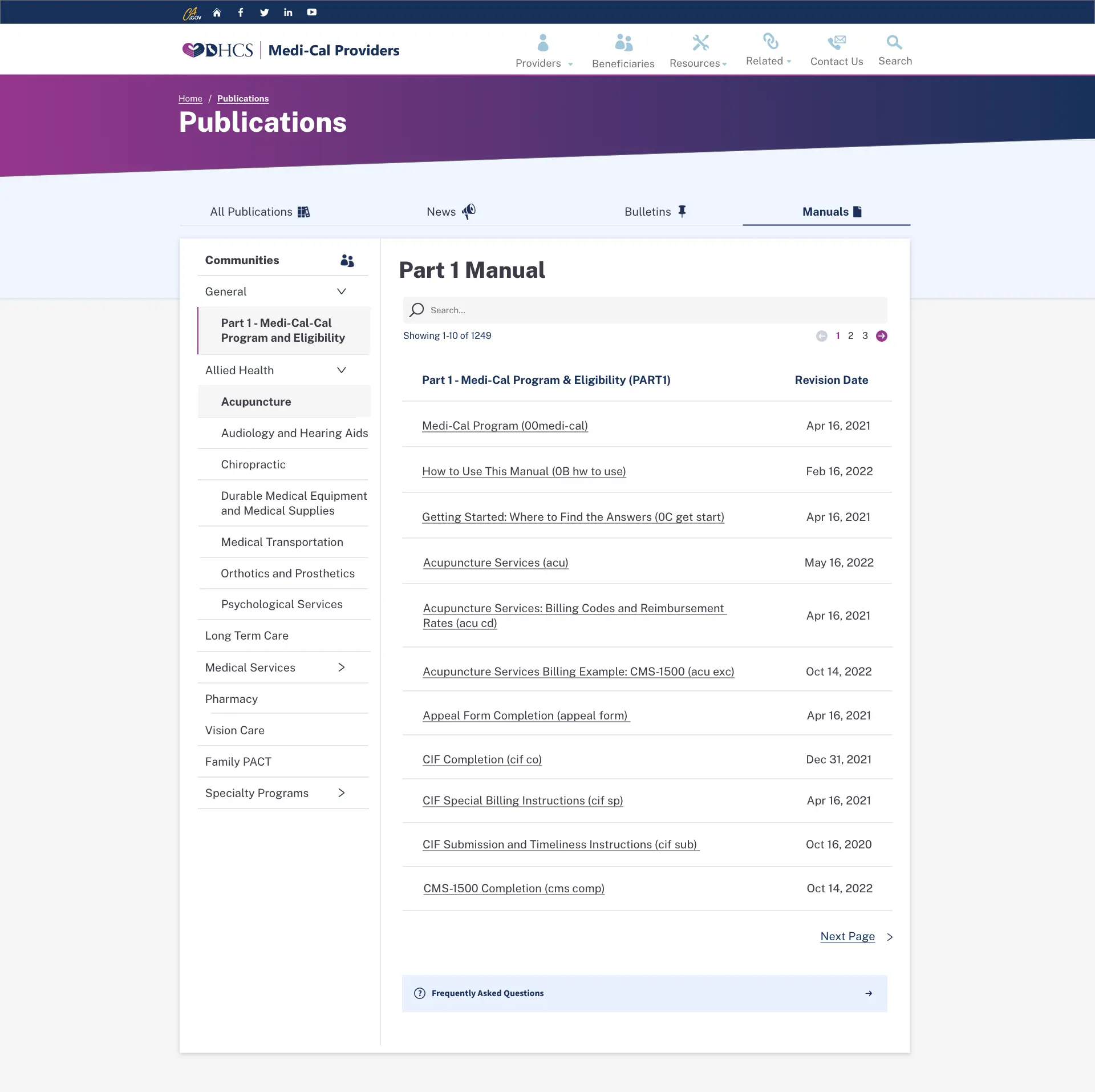 Healthcare benefits summary page tested for accessibility with screen readers