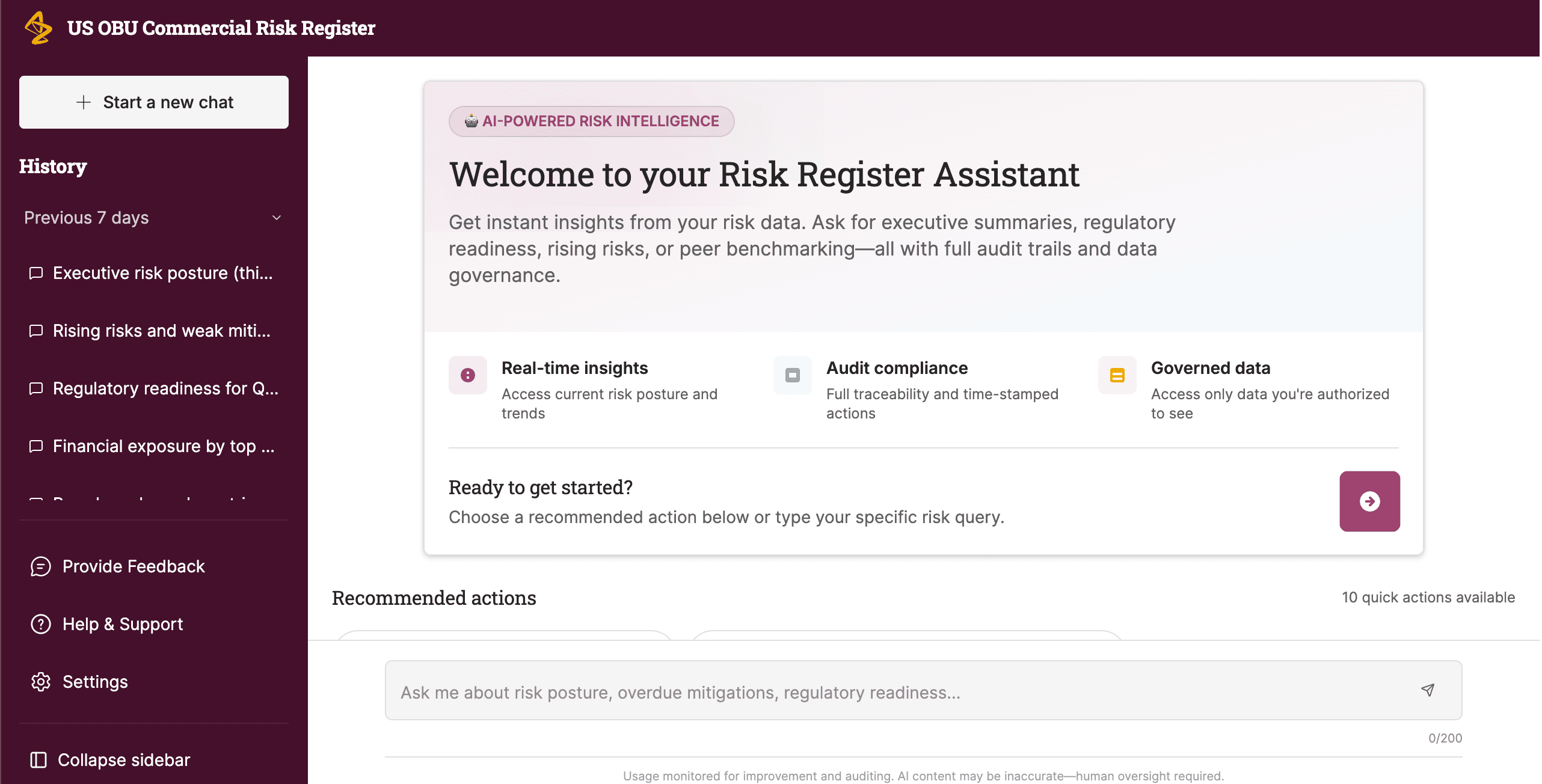 Risk Register AI Assistant